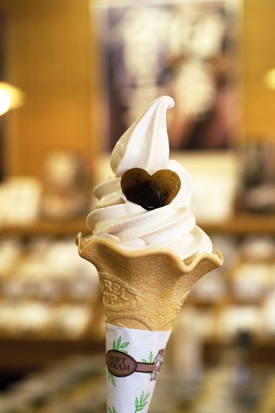 tsukudani soft serve ice cream