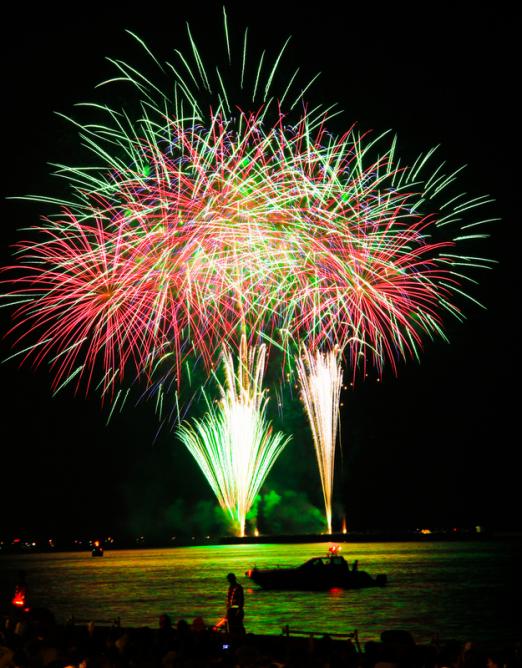 takamatsu festival fire works