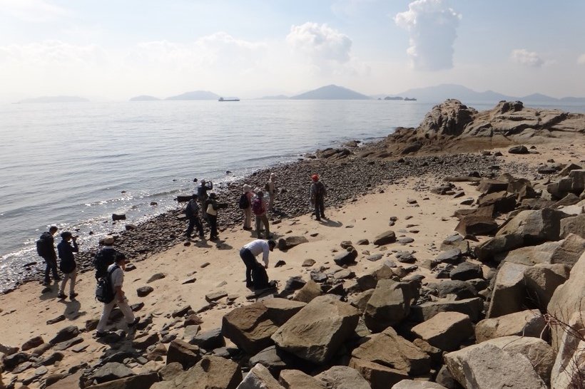 ジオで巡る佐柳島