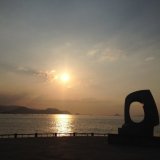 「MATAKITENO」／流政之作（サンポート高松）