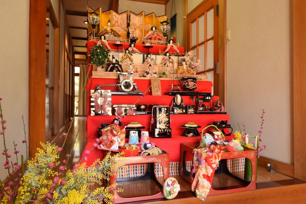 うたづの町家とおひなさん