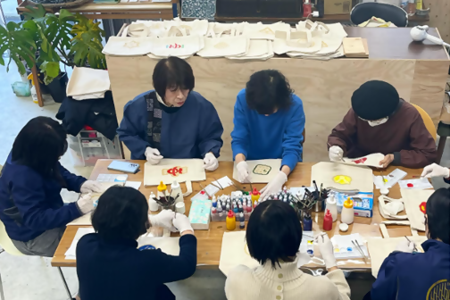 琴平駅近まち歩きと染物体験