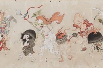 生田久一「百鬼夜行絵」昭和9年、金刀比羅宮蔵
