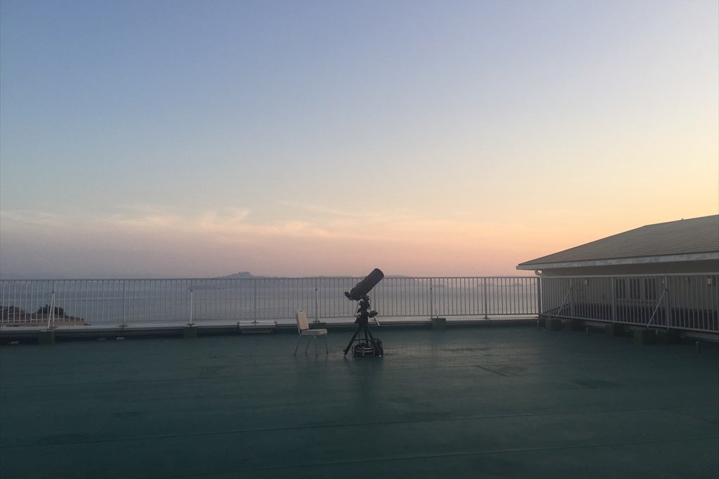 星空観察会会場
