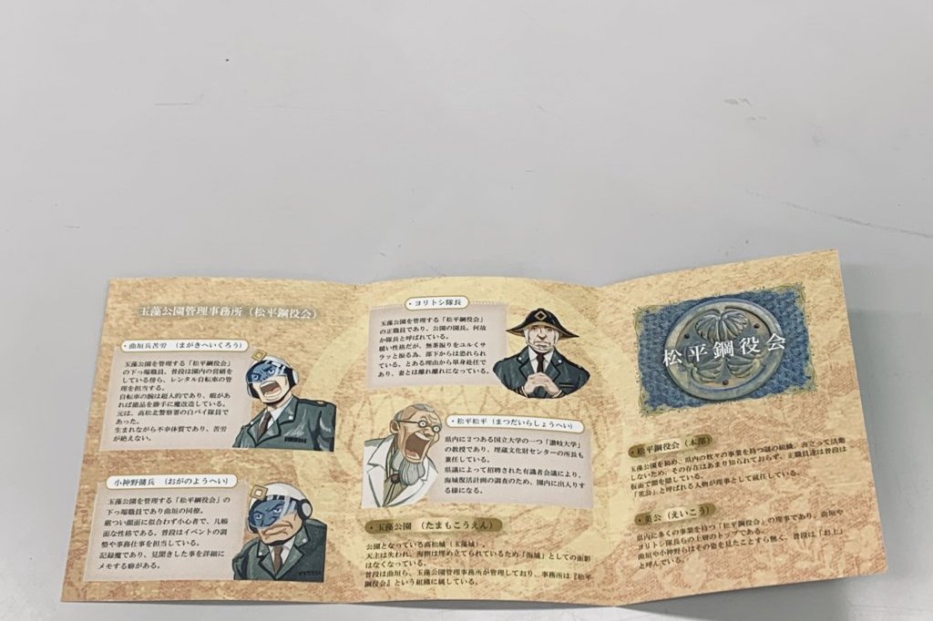 特典人物紹介録裏面