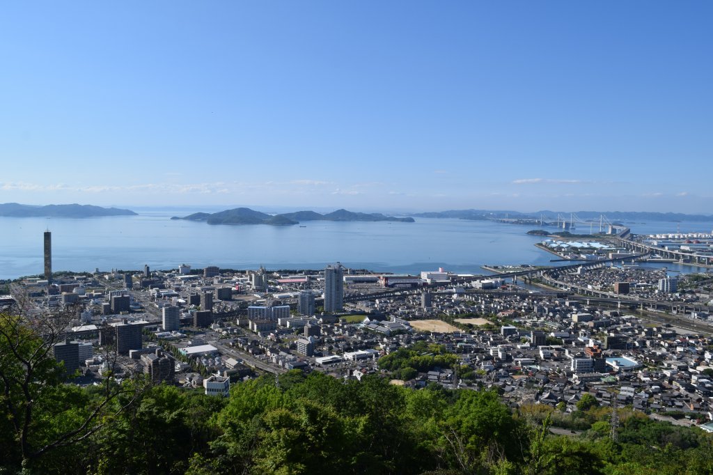 宇多津の街並み