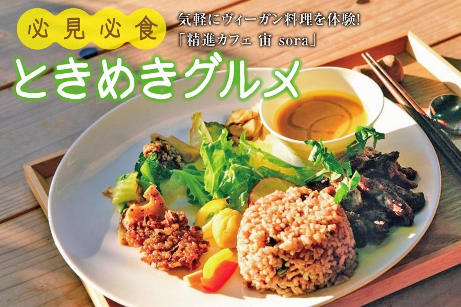 気軽にヴィーガン料理を体験！「精進カフェ 宙 sora」