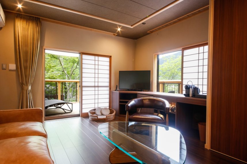 ゆったりと寛げる居室空間