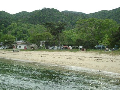 アットホームな雰囲気の海水浴場