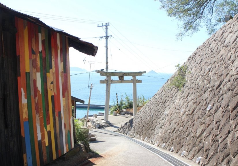 豊玉姫神社の入り口付近にも