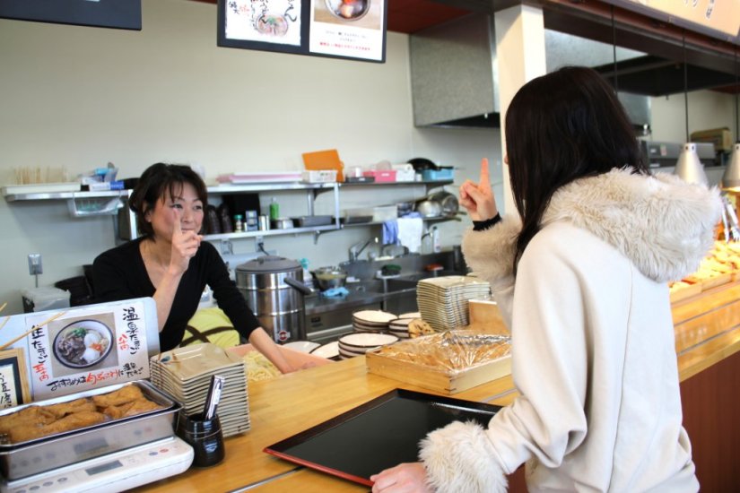 お店の方とのやり取りも楽しい