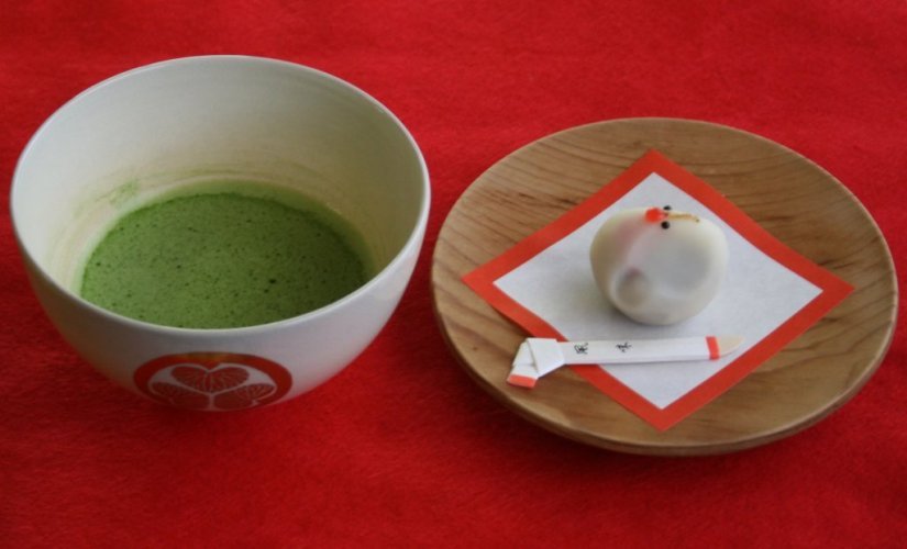 お茶と御菓子でひと休み