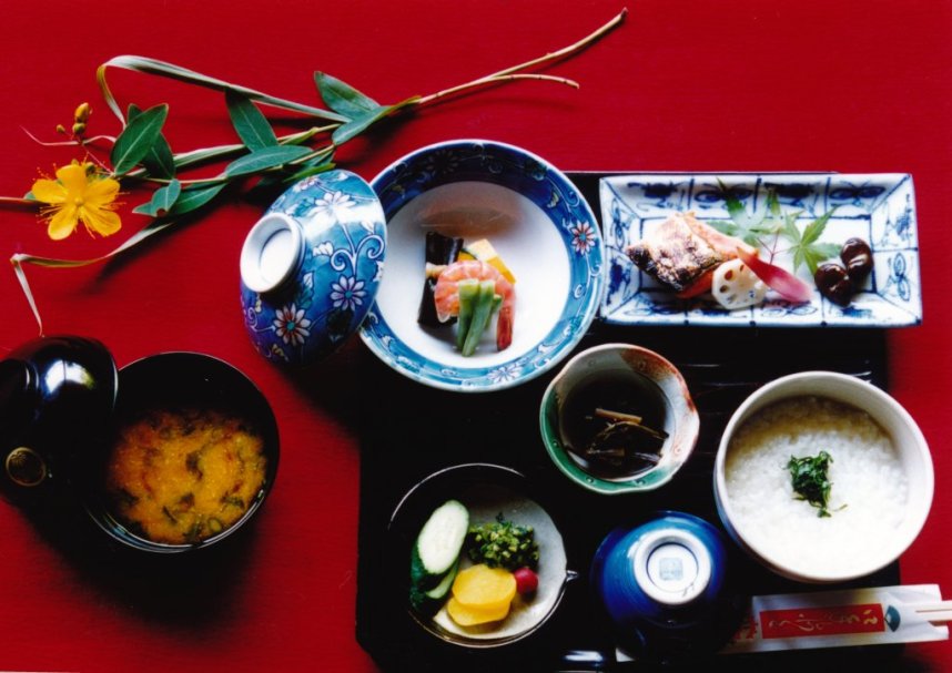 花園亭の朝粥