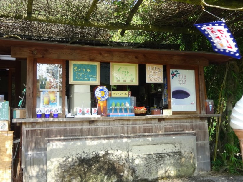 抹茶ソフトクリームは美味しいと評判