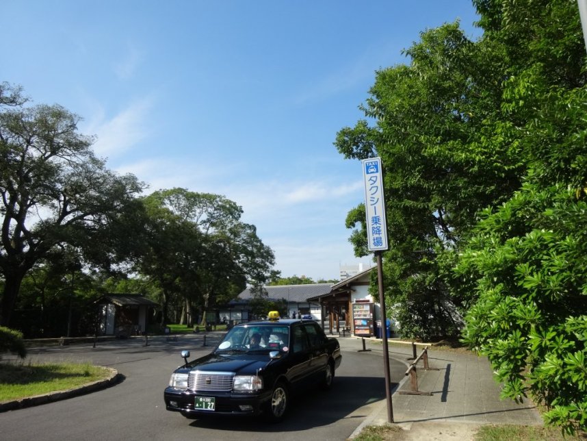 栗林公園のタクシー乗り場