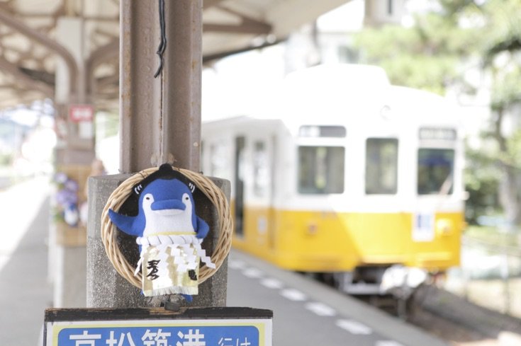 「ことでん」の愛称で親しまれている高松琴平電気鉄道の琴電琴平駅