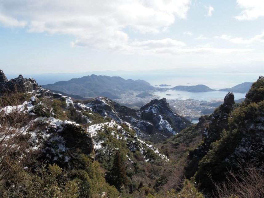 冬化粧の寒霞渓
