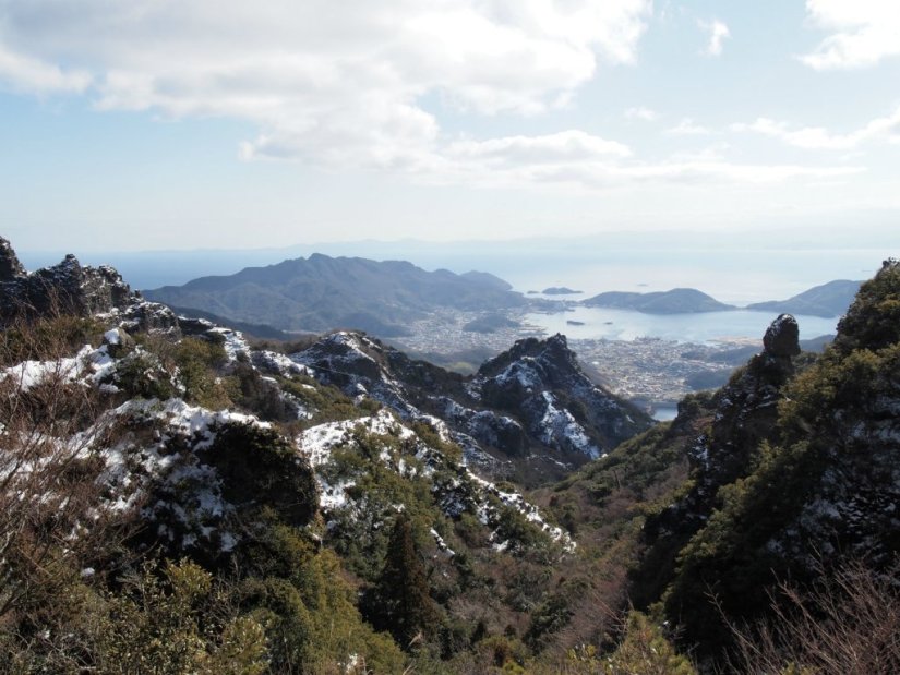 冬には雪化粧の寒霞渓も見れるかも