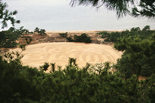 제니가타 스나에 모래그림