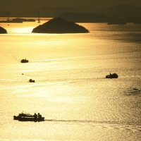 屋島からの夕景