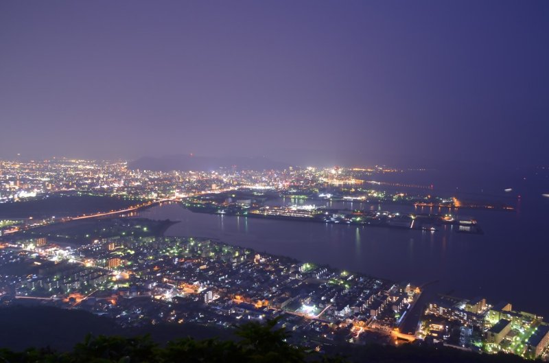 屋島山上からの夜景