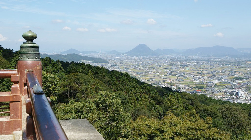 从金刀比罗宫眺望赞岐平原